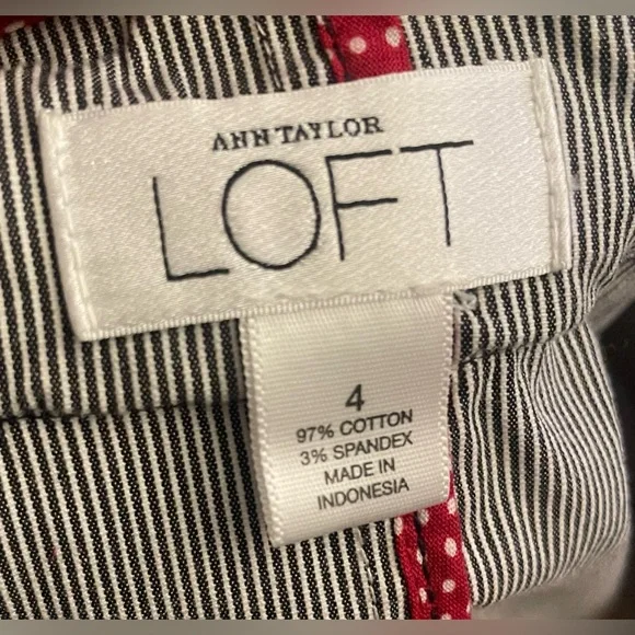 Loft- Black and white striped‎ blazer formal cover up 
Size 4 - Picture 4 of 4